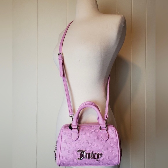 💗Juicy Couture Pink Fondant Semi Charmed Satchel💗 - Picture 2 of 8